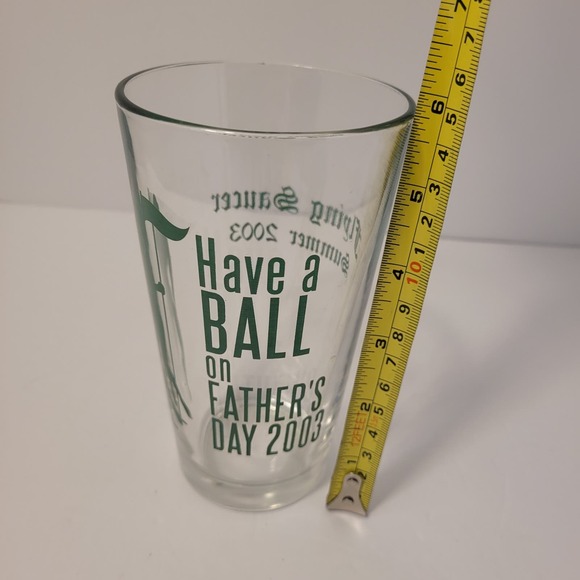 Flying Saucer Father's Day Pint Glass Have A Ball On Father's Day 2003 - Picture 7 of 8